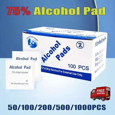 50-1000PCS Reynard Alcohol Pad Wipes Sterile 75% Medical Isopropyl Skin Swabs AU • $8.73