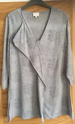 Ladies East Grey Blouse Size 10 • £2.95