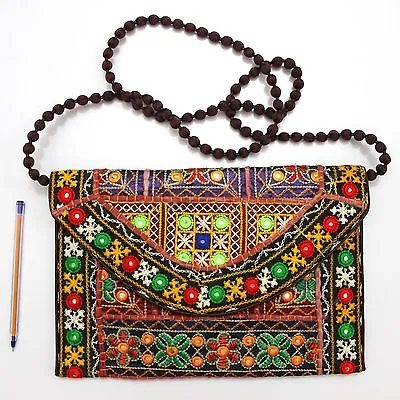 Vintage Tribal Banjara  Handmade Ethnic Women Boho Purse Gypsy Clutch Bag C • $17.99