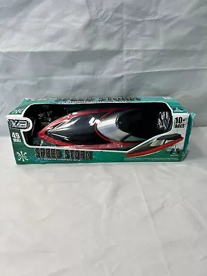 Speed Storm Remote Control Boat 49MHz R/C Included Red 10+ Age JM121020 NIB • $7.20