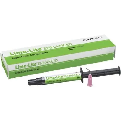 Pulpdent Lime-lite Enhanced Cavity Liner 3ml Syringe • $43.99