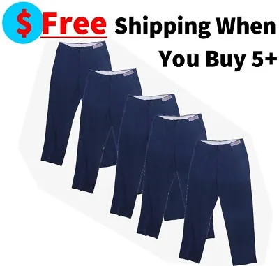 Used Navy Blue Uniform Work Pants Cintas Unifirst Dickies Redkap Ect • $7.49