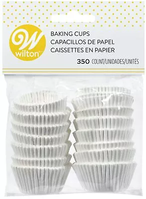 Wilton 350-Count White Baking Cups Mini Size • $9.92