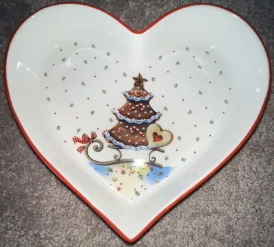 Villeroy Boch Christmas Winter Bakery Delight Heart Retired Pattern • $175
