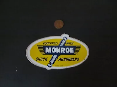 MONROE VINTAGE Sticker / Decal   ORIGINAL OLD STOCK REAL DEAL! • $5.98