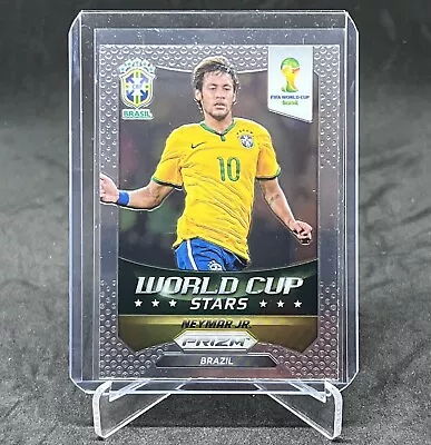 $29.95 • Buy NEYMAR JR 2014 Panini World Cup Prizm Soccer Card BRAZIL 7 Mint PSA