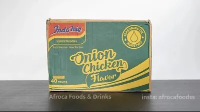 £17.99 • Buy Indomie Instant Onion Chicken Flavour Noodles Box 40 Packets 70g Nigerian