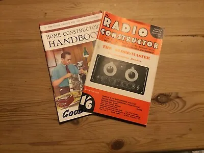 1954 Radio Constructor + Home Constructors Handbook • £3