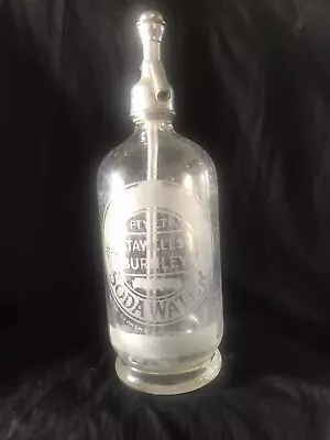 Vintage  Stawells Burnley  Soda Syphon  • $50