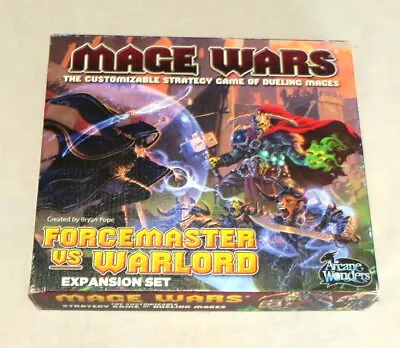 Mage Wars Arena Game - Forcemaster Vs Warlord Expansion - Complete • $11