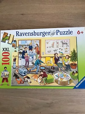 Ravensburger Jigsaw Puzzle In The Vet's Office 100 XXL Pieces Ages 6+ Complete • $18.99