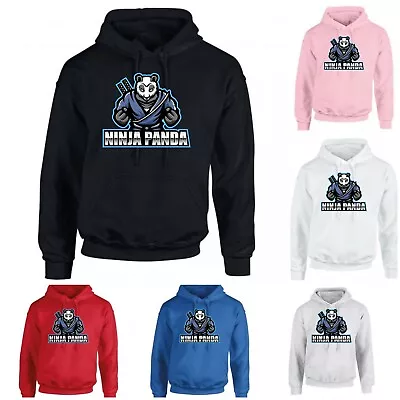 Ninja Kunfu Panda Samurai Gamer Gaming Christmas Gift Xmas Boy Girl Adult Hoodie • £18.99