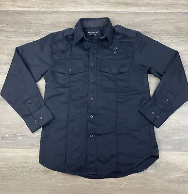 5.11 Tactical Series PDU Uniform Duty Shirt Mens Small Blue Zipper Police Zip • $29
