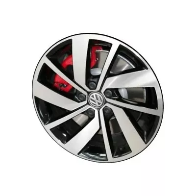 18  Volkswagen Jetta Wheel Rim Factory Oem 70060 2019-2021 Machined Black • $355.50