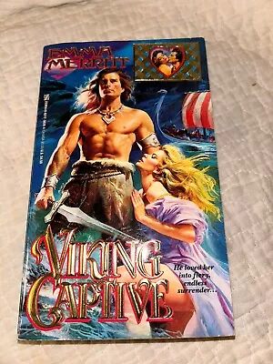 Viking Captive By Emma F. Merritt Zebra Romance (1992). • $19.99