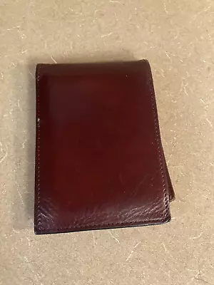 Bosca Brown Leather Mens Bifold Wallet With Credit Card Slots EUC • $34.99