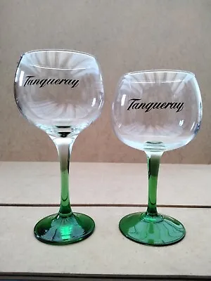 £7.50 • Buy Tanqueray Green Stem Balloon Gin Glasses X 2
