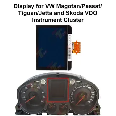 Display For VW Golf Passat Tiguan Jetta Seat Skoda VDO Instrument A2C00043350 • $75