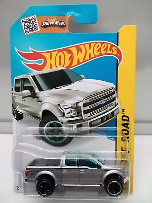 Hot Wheels - Mainline / '15 Ford F150 Dual Cab Pickup - Silver - Model X1 • $24.72