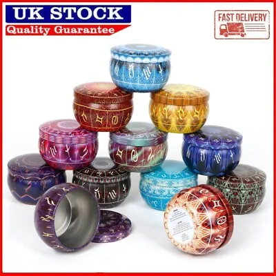 12Pcs Candle Making Kit Mini Candle Making Tin Jars Bulk Candle Tins Candle DIY • £11.30