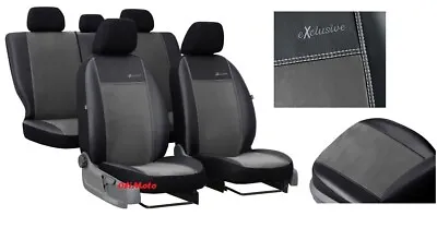 Universal Leather + Alicante Set Car Seat Covers Fit MERCEDES CLASS C W202 W203 • $71.98