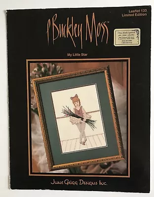 P. Buckley Moss My Little Star Cross Stitch Pattern Chart Dancer Ballet OOP 1997 • $9.95