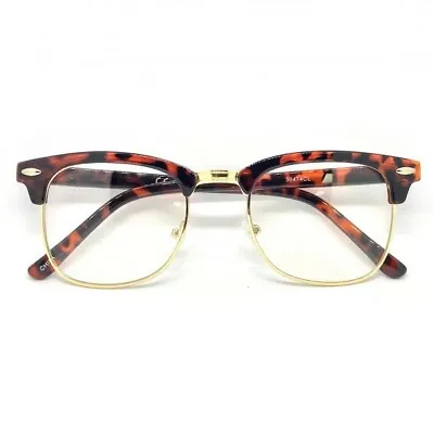 Classic Vintage Retro Fashionable Mens Womens Malcolm X Style Clear Lens Glasses • $17.90