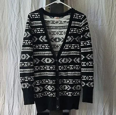 Mossimo Aztec Cotton Cardigan - Southwest Pattern Print - Fall Womens Sweater • $0.99