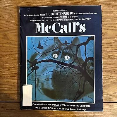 McCall’s March 1970  ‘The Occult Explosion’ Magazine • $29.95