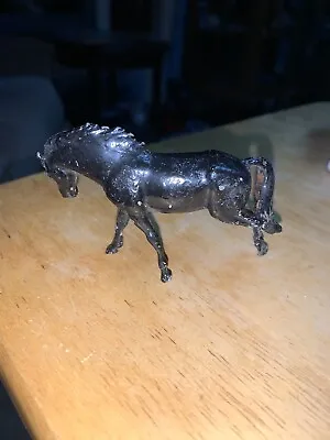 Vintage 3” Metal Black Horse • $9