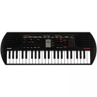 Casio SA-81 44-Key Mini Portable Keyboard Black 197881118921 OB • $63.99