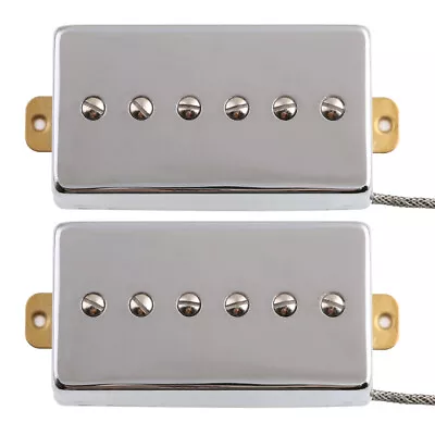 P90 Singel Coil Pickup Humbucker Sized Alnico V Pickup Chrome • £19.68