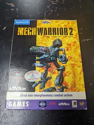 MechWarrior 2 PC CD-ROM Game 31st Century Combat 1995 Activision New & Sealed • $24.98