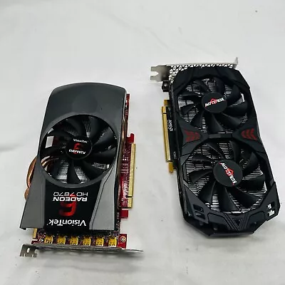 Video Card Visiontek Radeon 7870 2GB GDDR5 6M & SURALLOW RX 580 8G PARS READ*** • $99.99