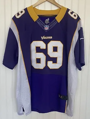 Vintage NIKE NFL Minnesota Vikings Jared Allen #69 AUTHENTIC Sewn Jersey 52 XL • $79