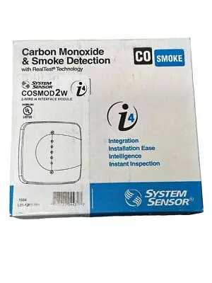 NEW System Sensor Carbon Monoxide & Smoke Detection COSMOD2W 2 Wire I4 • $64.99