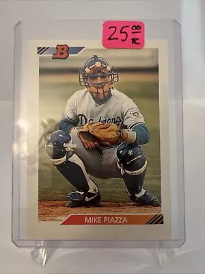 Mike Piazza 1992 Bowman ROOKIE CARD RC #461 TL1 • $5.50