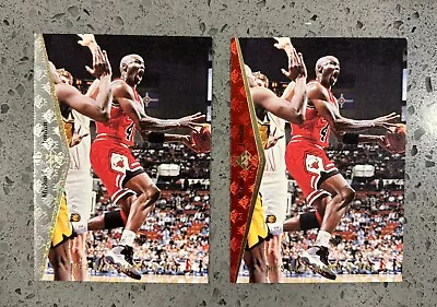 2-card L0T 🔥🔥 1995 SP Michael Jordan SILVER + RED (MJ1 “He’s Back”) • $12.50