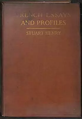 French Essays And Profiles Henry Stuart Oliver Good Condition ISBN • £12.80
