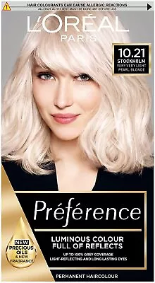 L'Oréal Preference Infinia Permanent Hair Dye Colour Free Same Day Uk Dispatch • £15.99