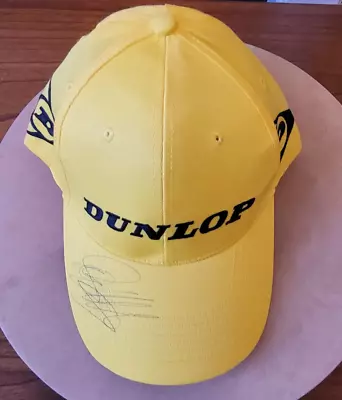 MotoGP Legend MARCO SIMONCELLI Signed Official Dunlop Cap RIP Super Sic #58 • $5053