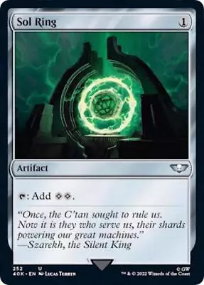 MTG - Sol Ring (252) - Universes Beyond: Warhammer 40K - Light Play - Normal • $1.55