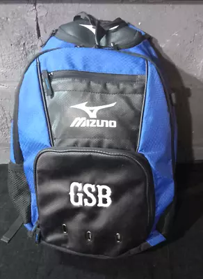 Mizuno G4 Sports Backpack Black Volleyball Softball Baseball Bag Organizer 20” • $26.99