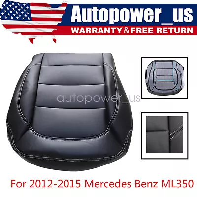 Fits For 2012-2015 Mercedes Benz ML350 4Matic Passenger Bottom Seat Cover Black • $43.99