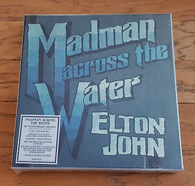 Elton John MADMAN ACROSS THE WATER 50th Anniversary 3CD + Blu Ray Box Set • $54.99