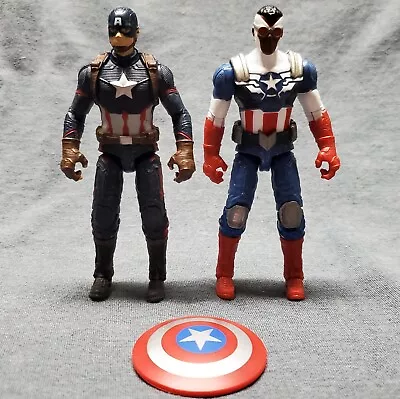 Marvel MCU Captain America Figure Lot Civil War Sam Wilson -Supposed To Be 3.75  • $15