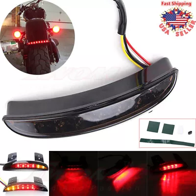 Motorcycle Fender Edge LED Brake Running Turn Signal Tail Light For Harley 1200 • $19.69