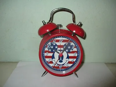 Mickey Mouse Americana Twin Bell Alarm Clock Avon - 2012 Works • $9.99