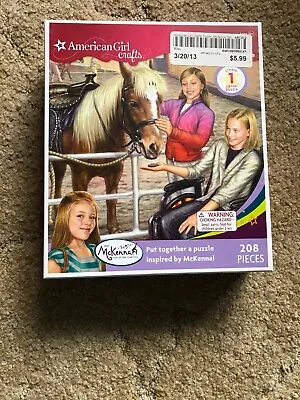 American Girl Crafts Puzzle 208 Pieces McKenna Girl Of The Year 2012 New • $6.80
