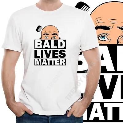 Bald Lives Matter Baldi Funny T-shirt Gift Dad Father  Birthday Present Tee Top • £9.99